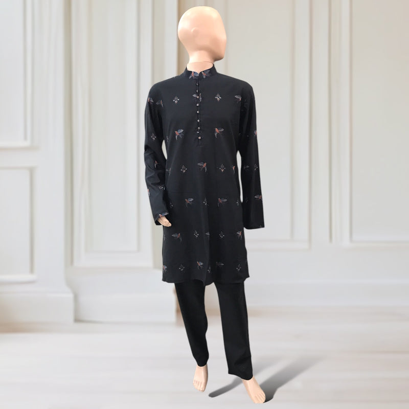 Kurta + Trouser + Vest (Hand Emb)