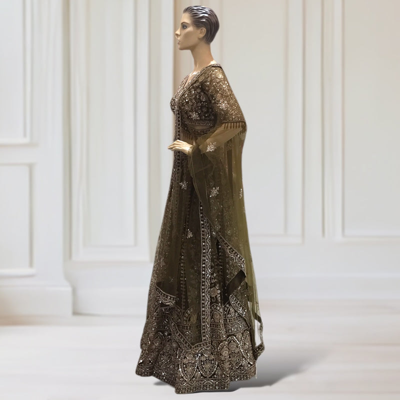 Lehenga + Choli + Scarf