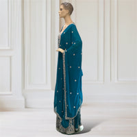 Kurta + Palazzo + Scarf