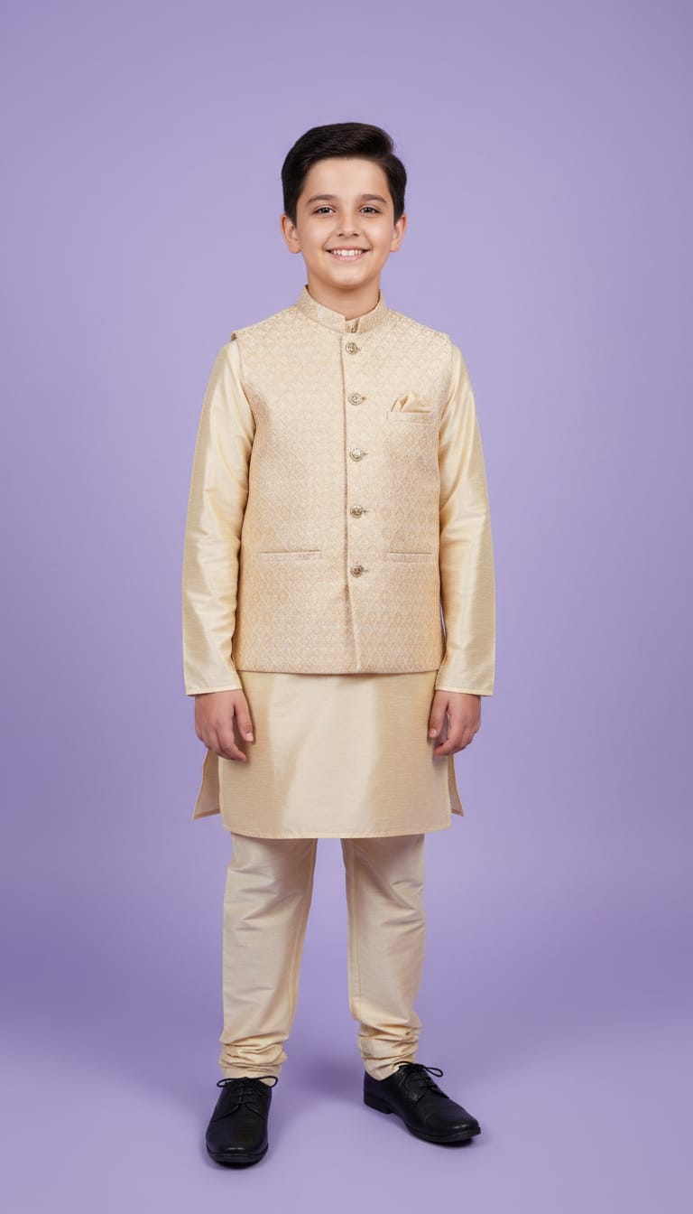 Kurta + Trouser + Vest