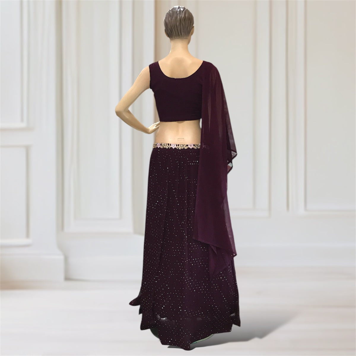 Lehenga + Choli + Scarf
