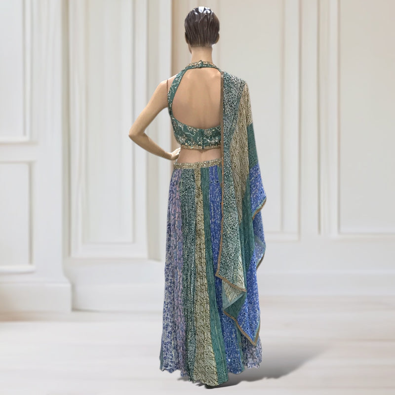 Lehenga + Choli + scarf