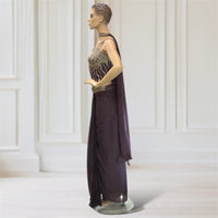 Corset + Drape skirt + Scarf