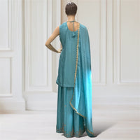 Kurta + Palazzo + Scarf