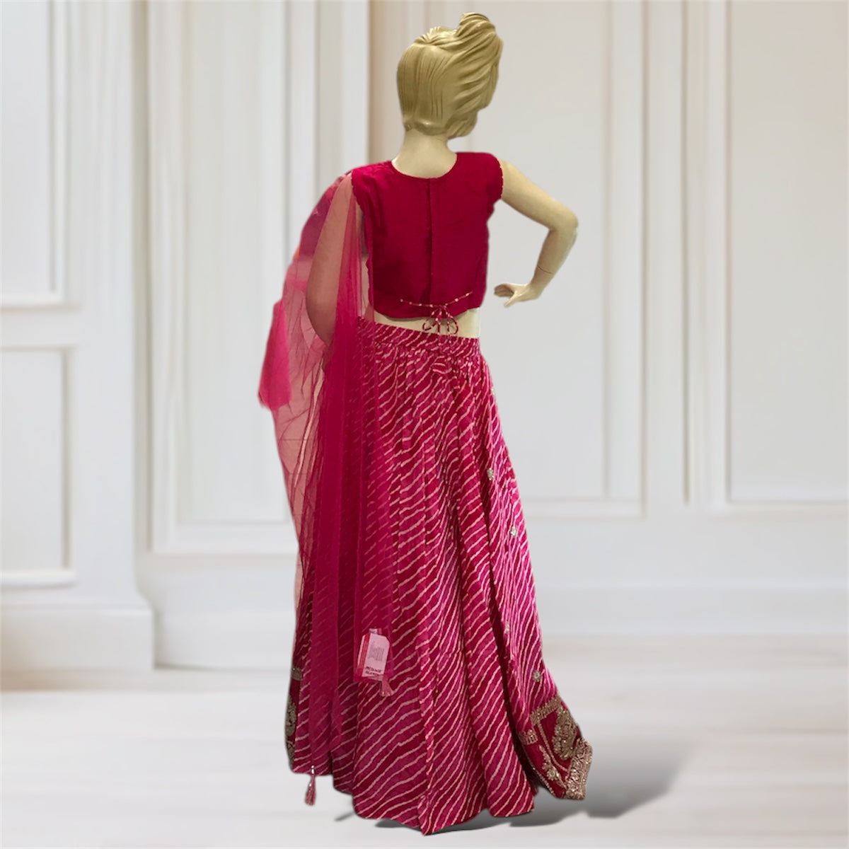 Lehenga + Choli + Scarf