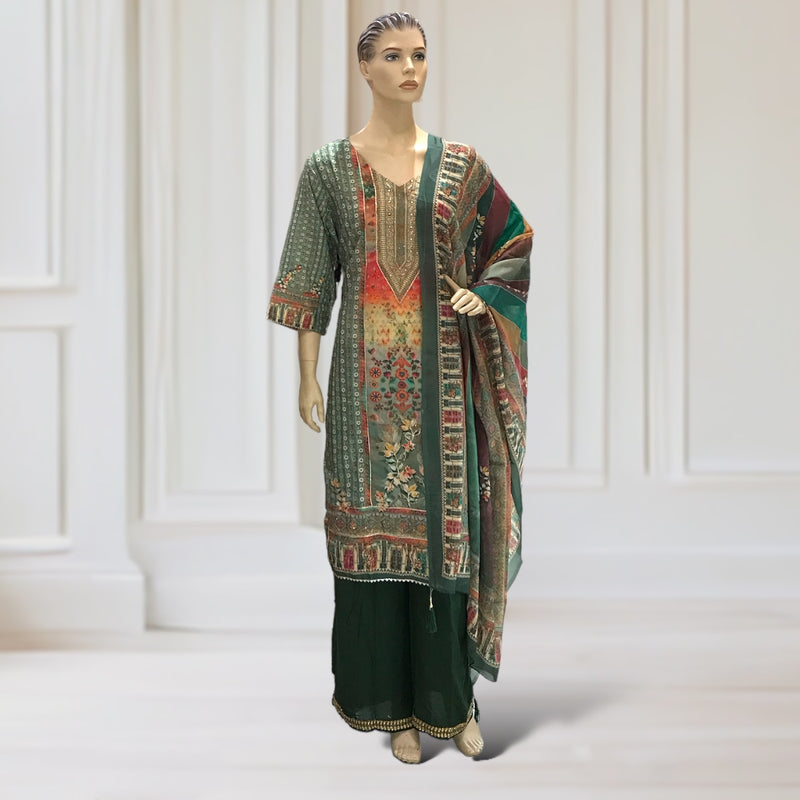 Kurta + Trouser + scarf