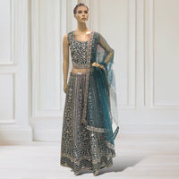 Lehenga + Choli + scarf