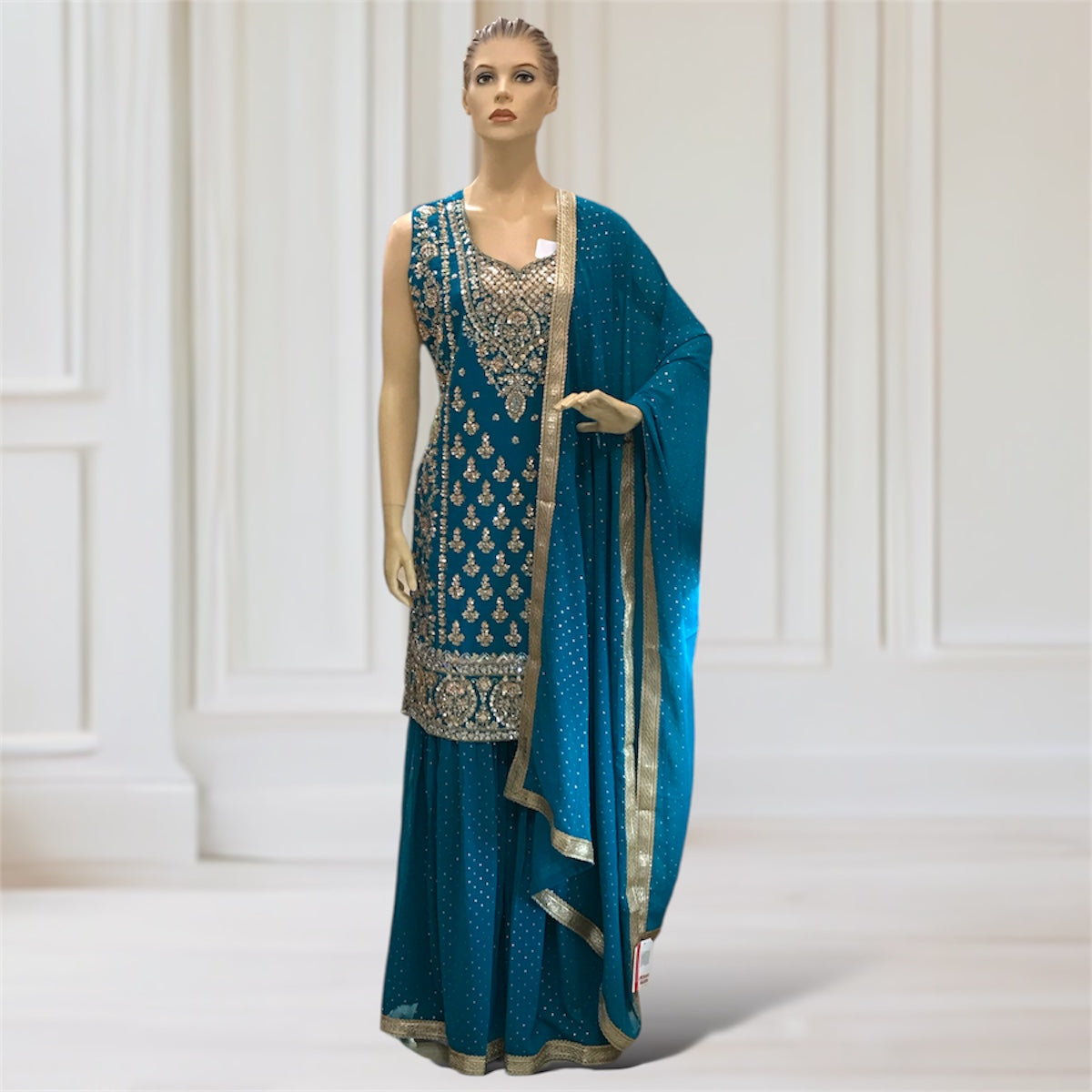 Kurta + Garara + Scarf