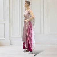 Lehenga Drape + Choli + Scarf