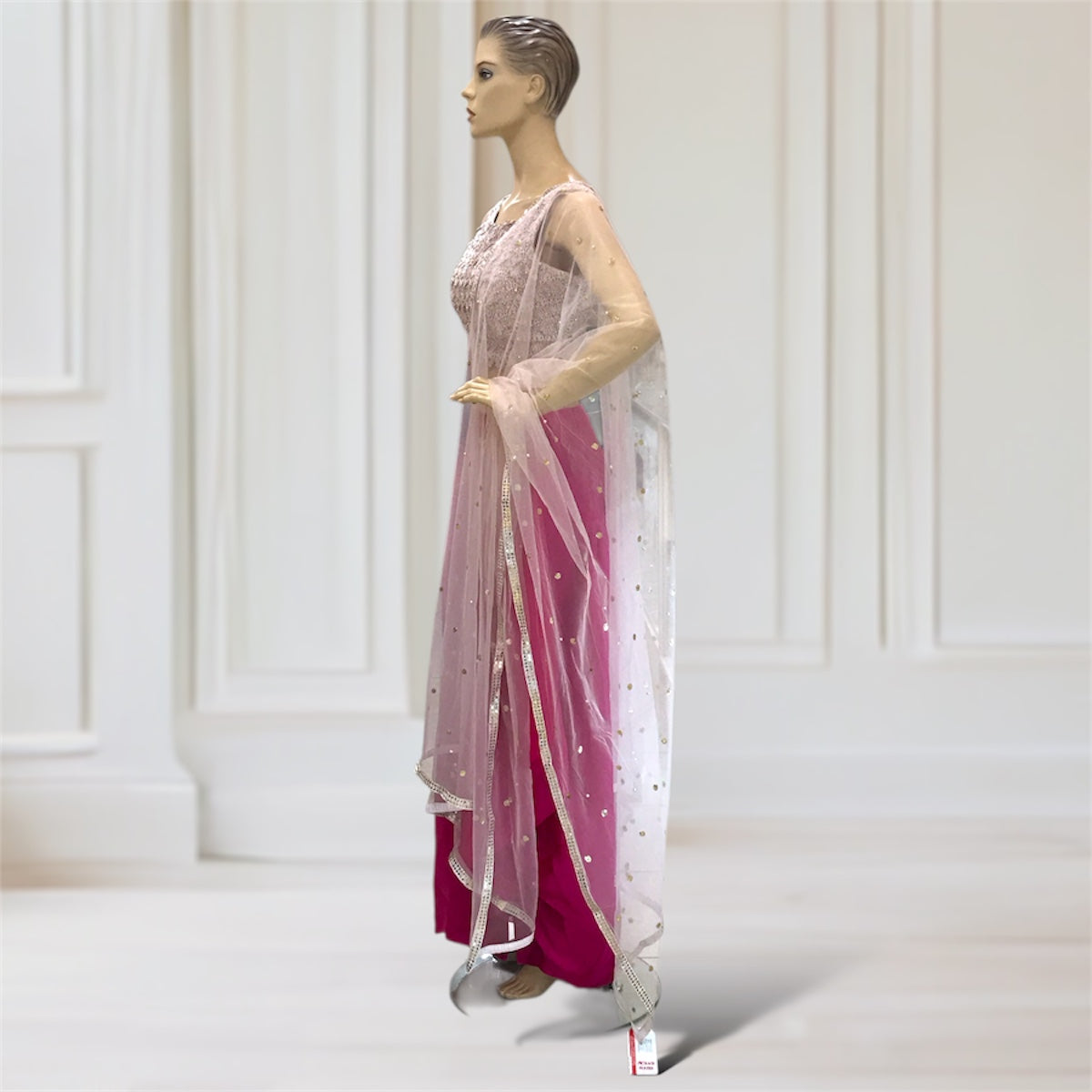 Lehenga Drape + Choli + Scarf