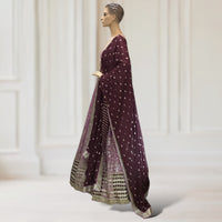 Anarkali Gown + Scarf