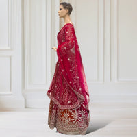 Lehenga + Choli + scarf