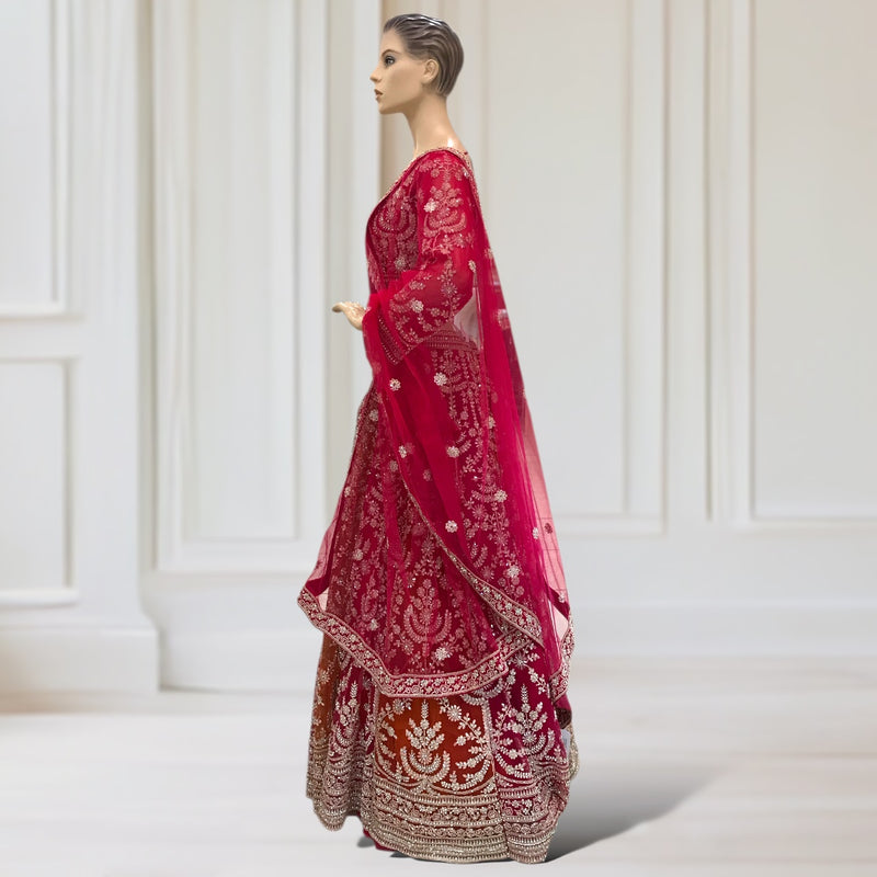 Lehenga + Choli + scarf
