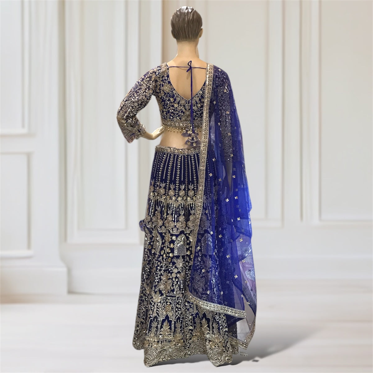 Lehenga + Choli + Scarf