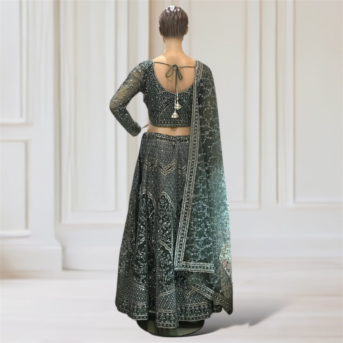 Lehenga + Choli + Scarf