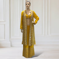 Jacket + Choli + Palazzo