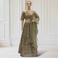 Lehenga + Choli + Scarf