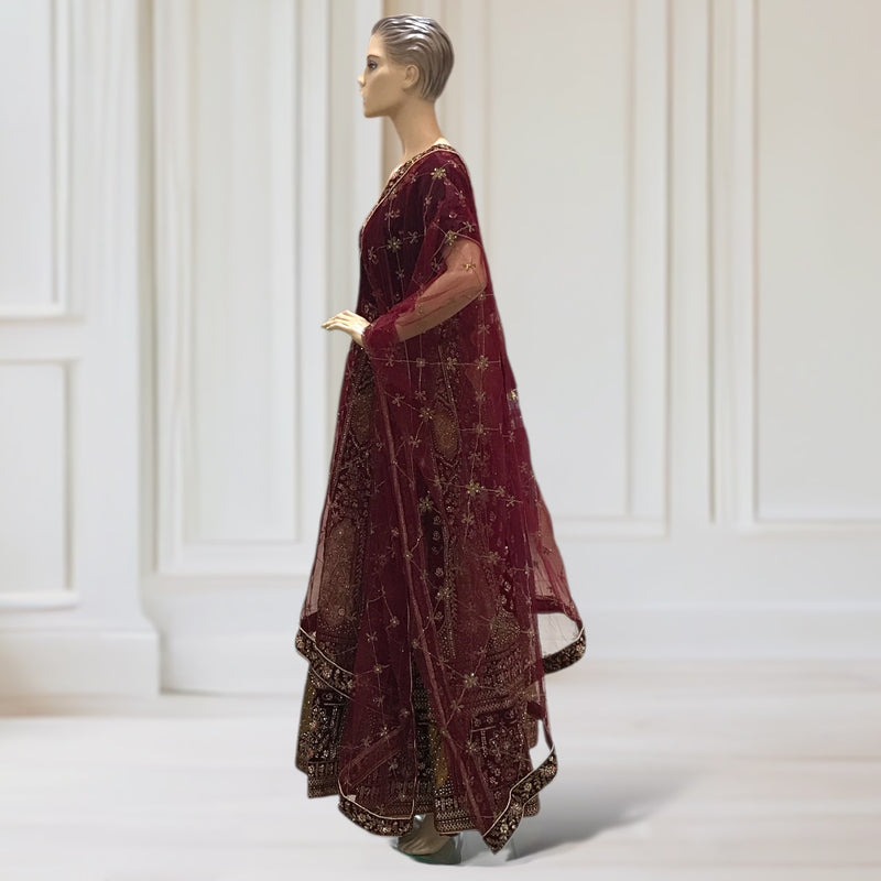 Gown + Scarf