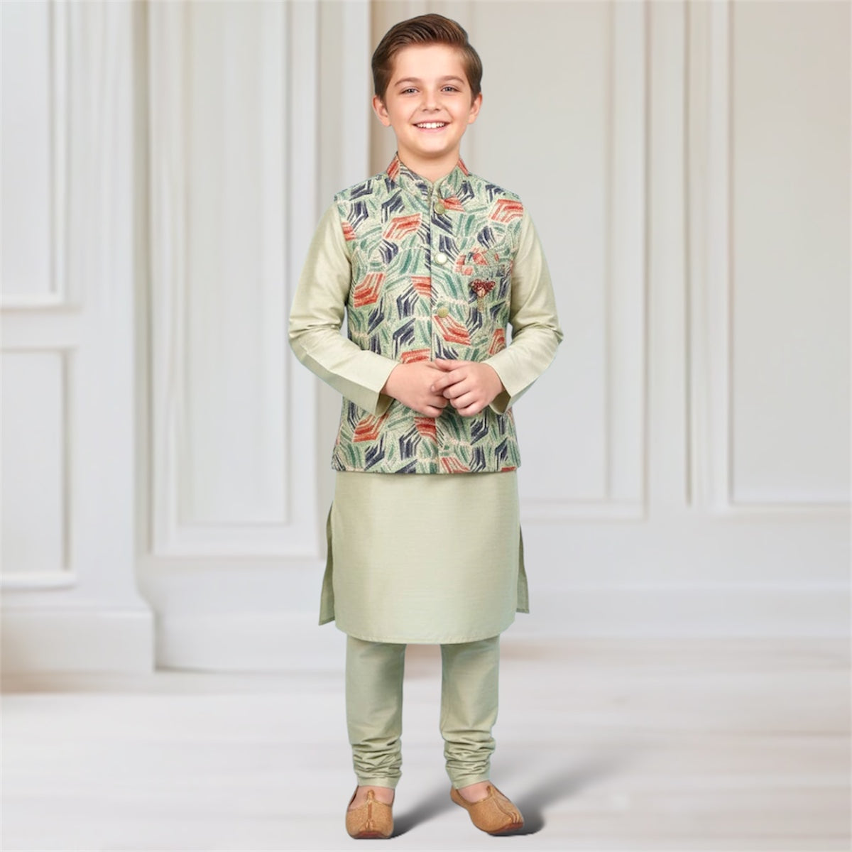 Kurta + Trouser + Vest