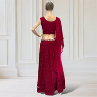 Lehenga + Choli + Scarf