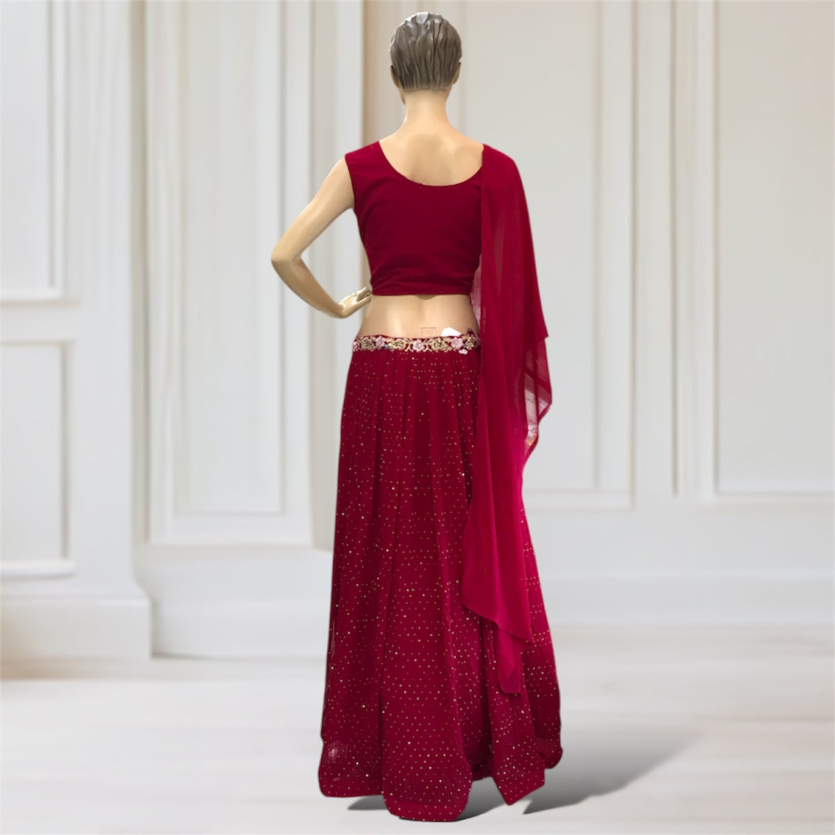 Lehenga + Choli + Scarf