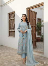 Kurta + Trouser + Scarf