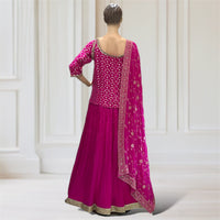 Kurta + Lehenga + Scarf