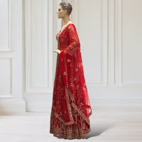 Lehenga + Choli + Scarf