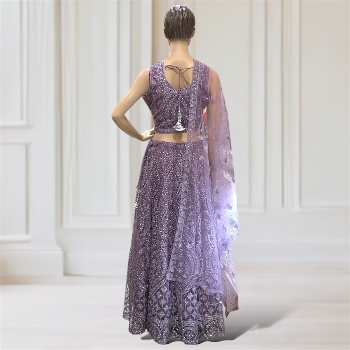 Lehenga + Choli + Scarf