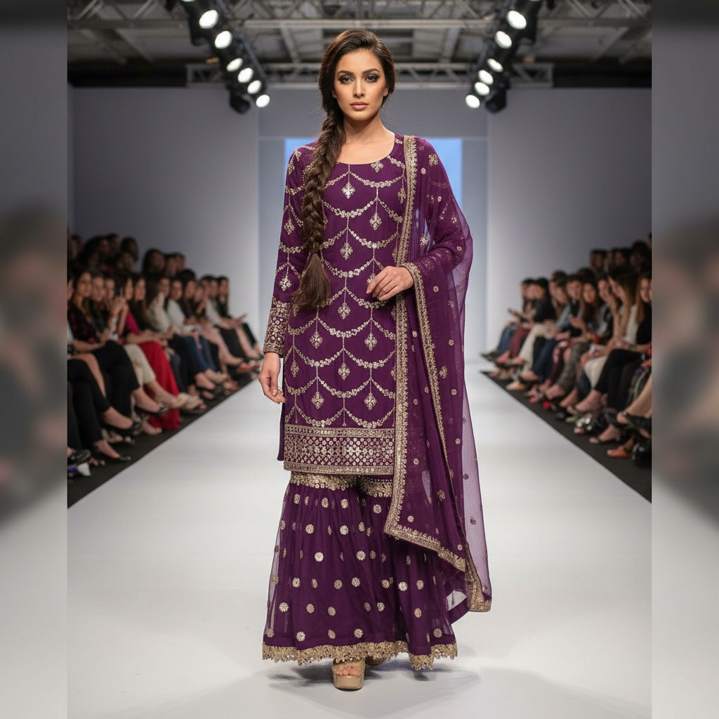 Kurta + Garara + Scarf