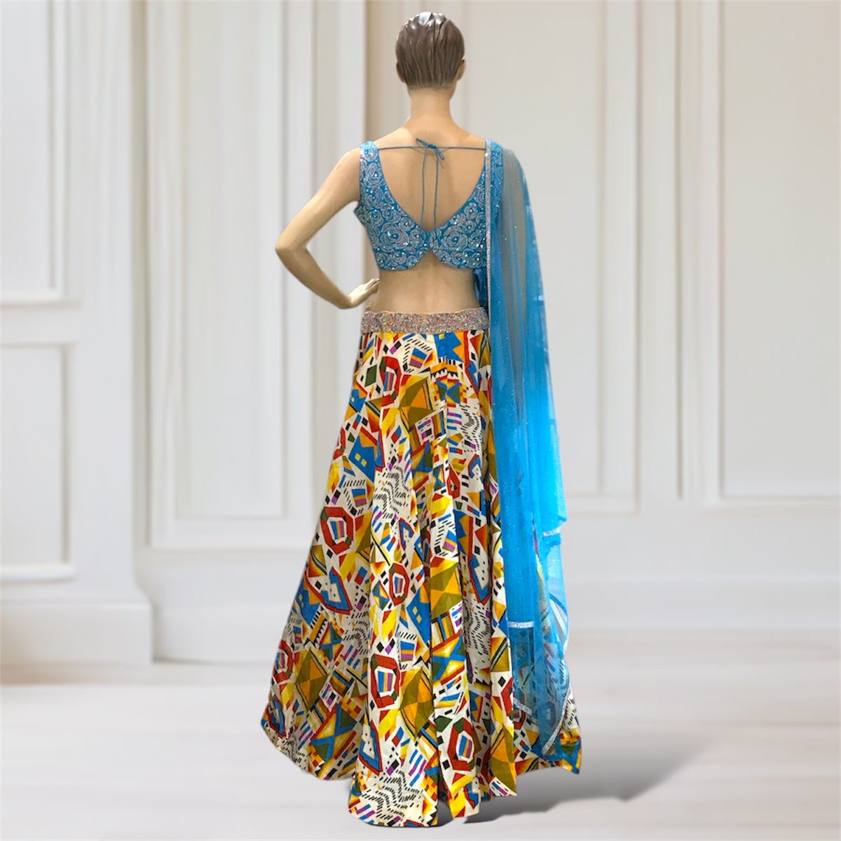 Lehenga + Choli + Scarf