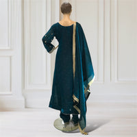 Gown + Kurta + Trouser + Scarf