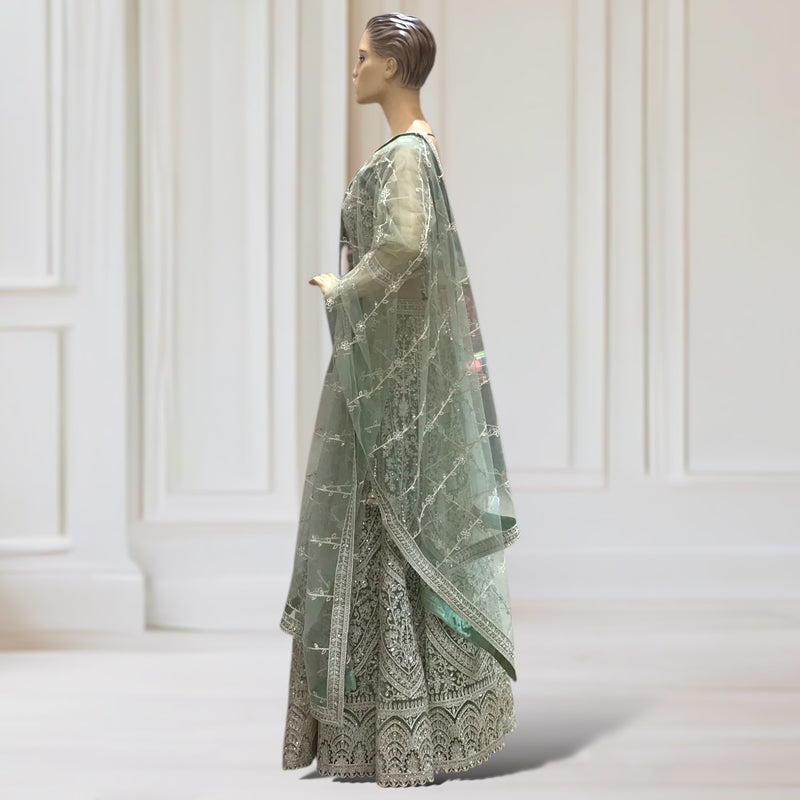 Lehenga + Choli + Scarf