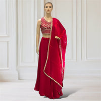 Lehenga + Choli + Scarf