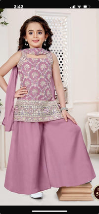 Kurta + Palazzo + Scarf