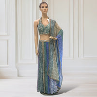Lehenga + Choli + scarf