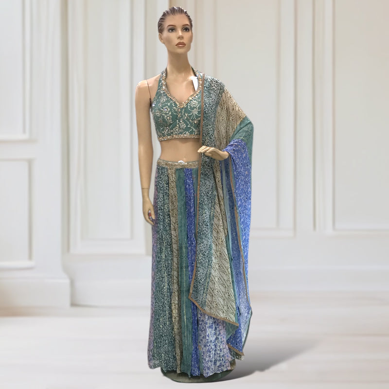 Lehenga + Choli + scarf