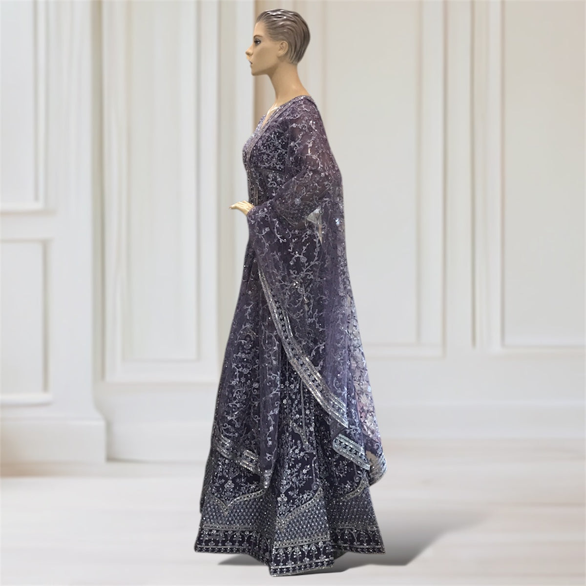 Lehenga + Choli + Scarf