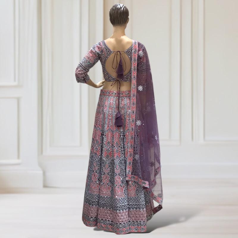 Lehenga + Choli + Scarf