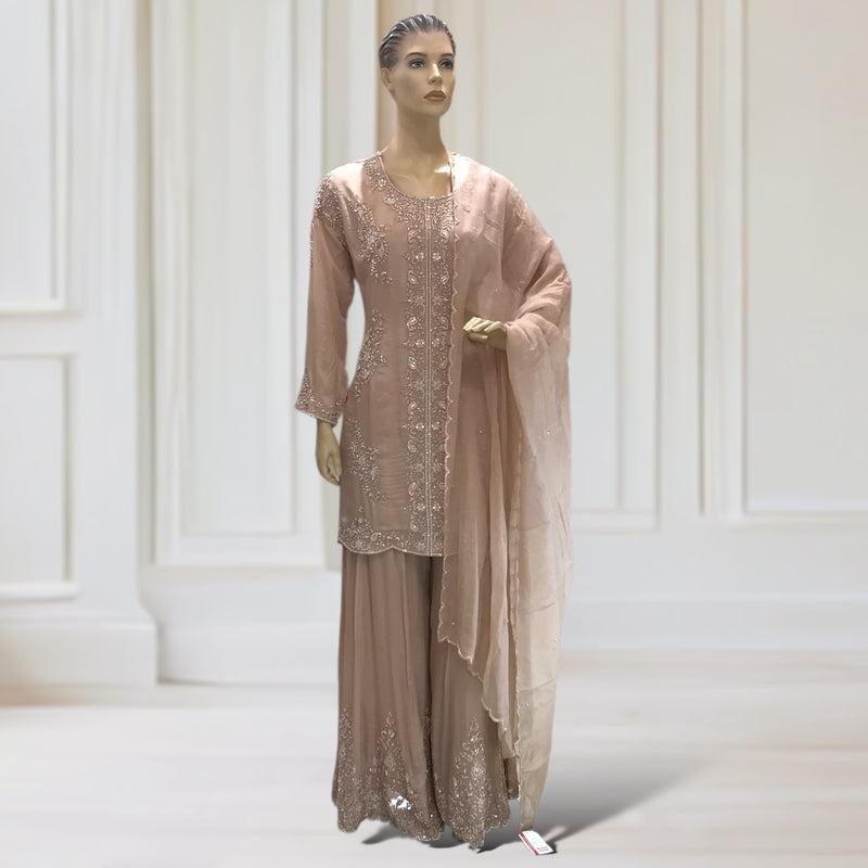 Kurta + Garara +Scarf