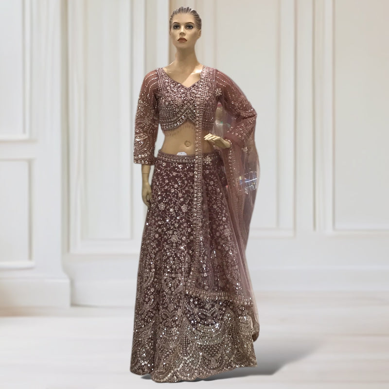 Lehenga + Choli + Scarf