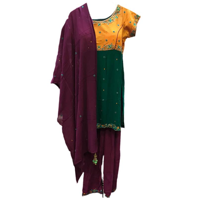 Kurta Shalwar Dupatta Size 40