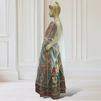 Lehenga + Choli + Scarf