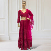 Lehenga + Choli + Scarf
