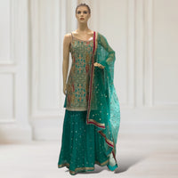 Kurta + Garara + Scarf