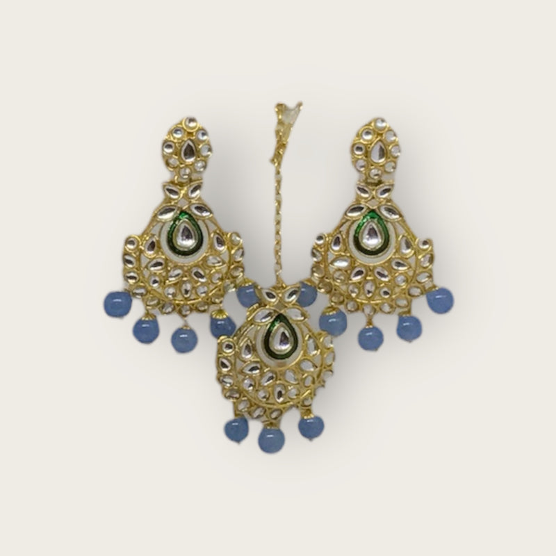 Necklace + Earrings + Tikka