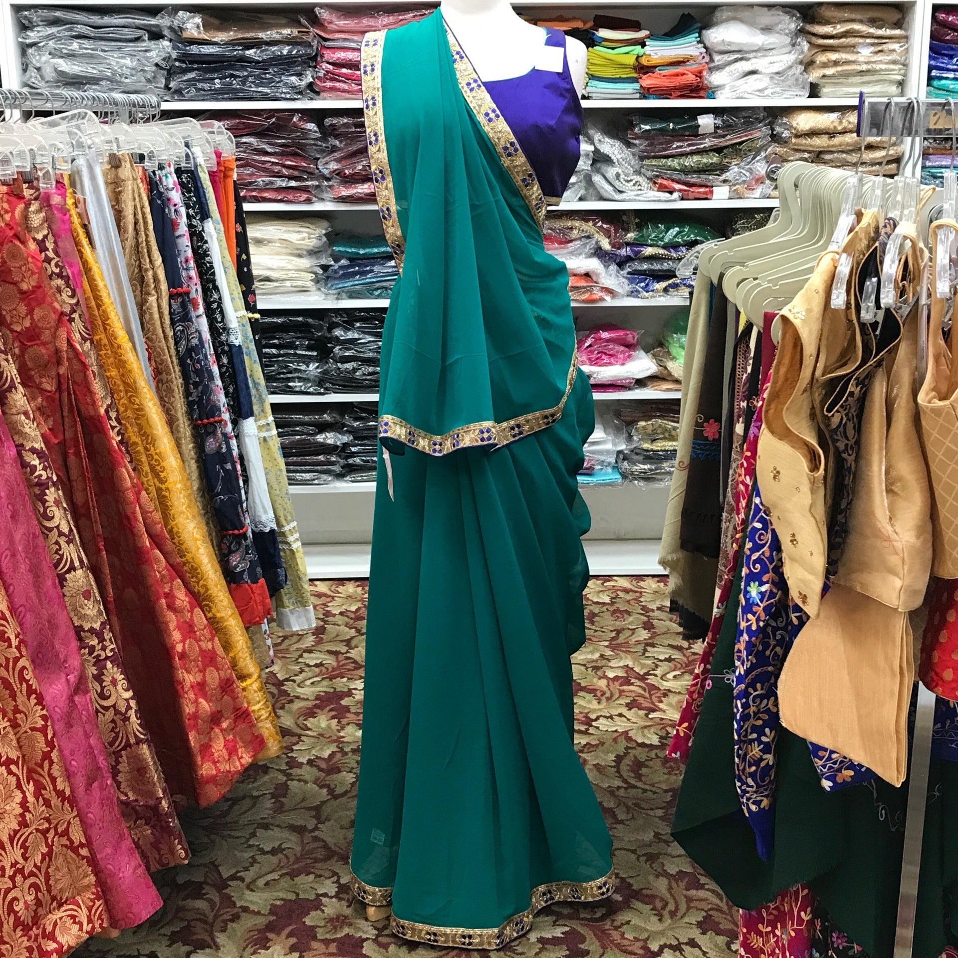 SAREE W/READY BLOUSE