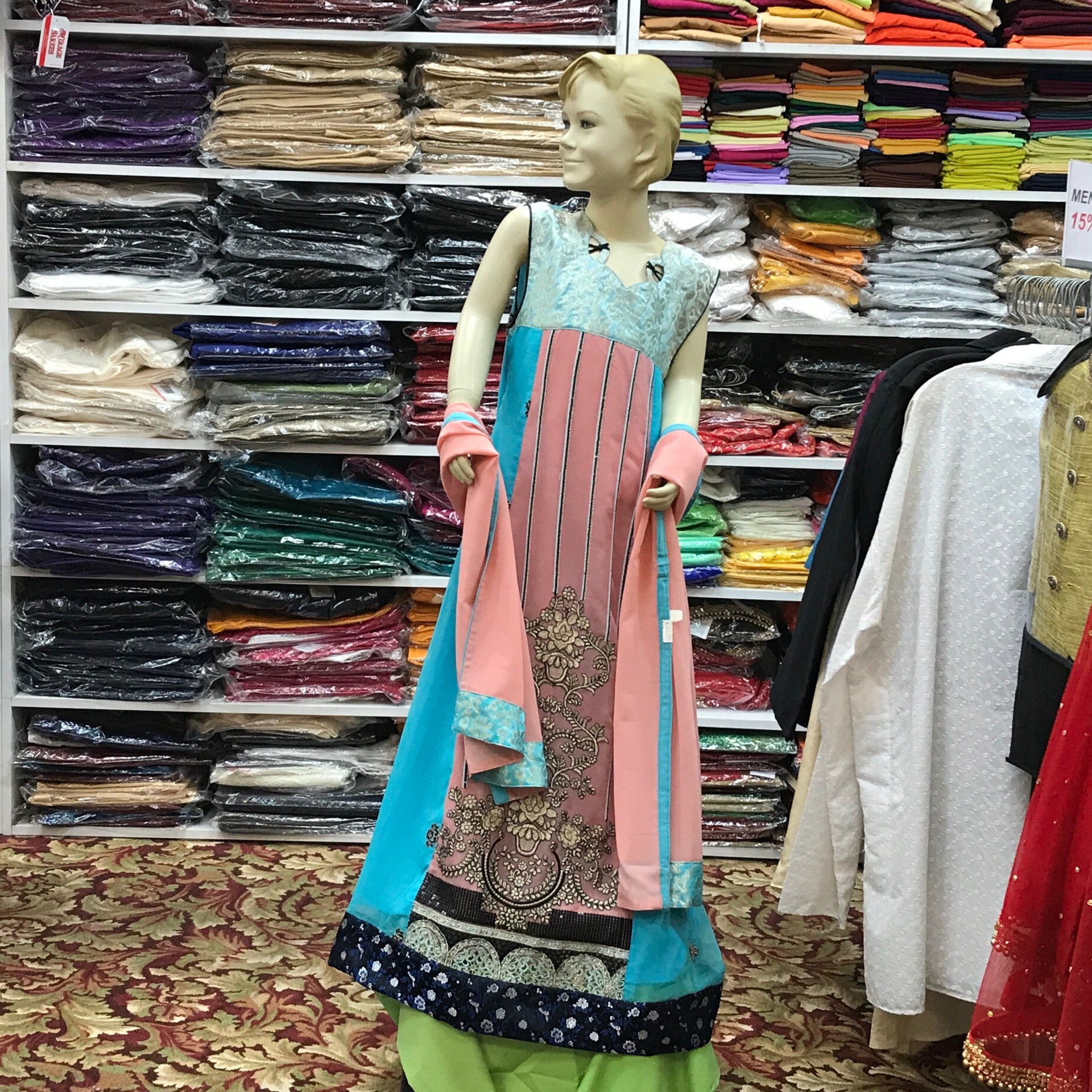 Anarkali Churidar Dupatta Size 32