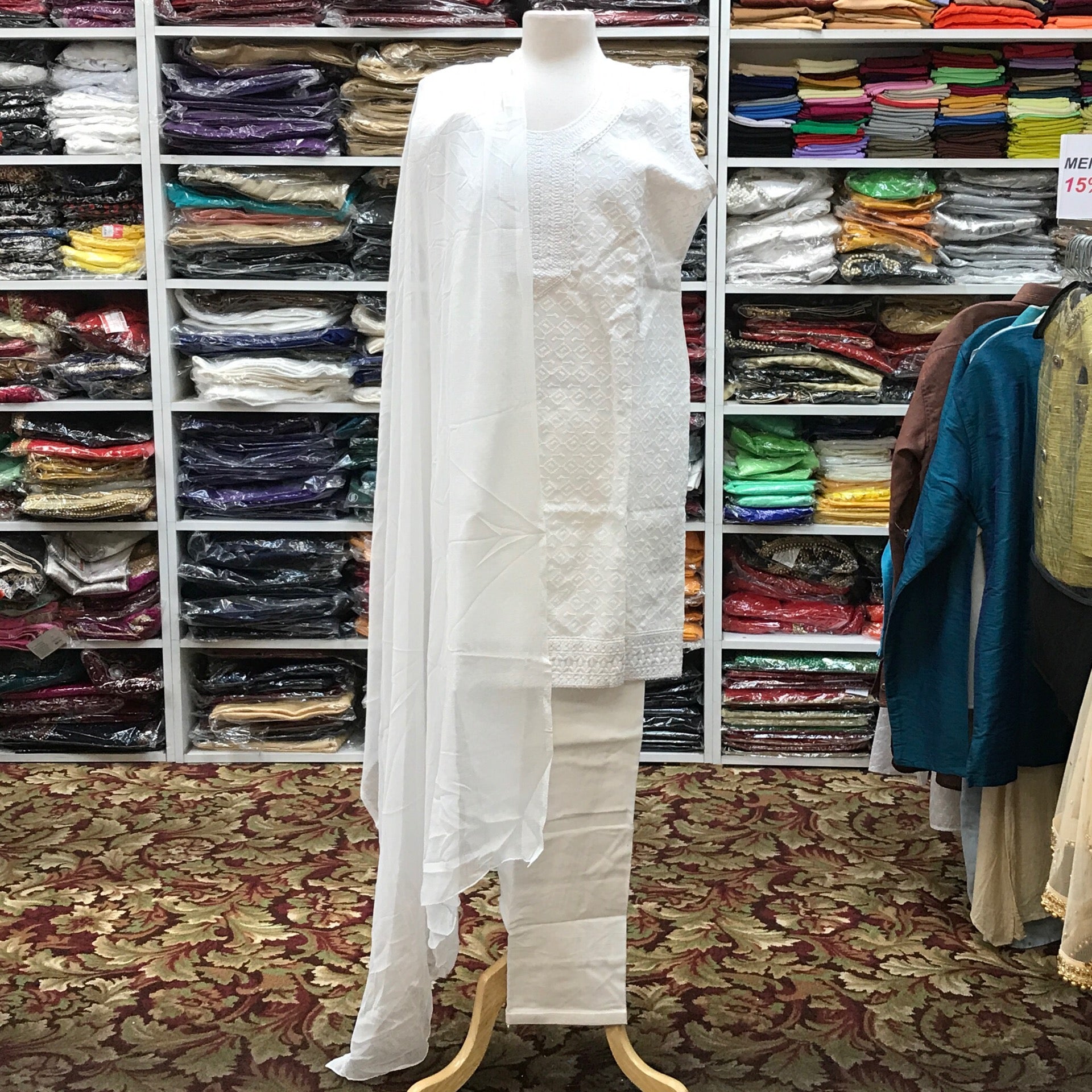 Kurta Shalwar Dupatta Size 48