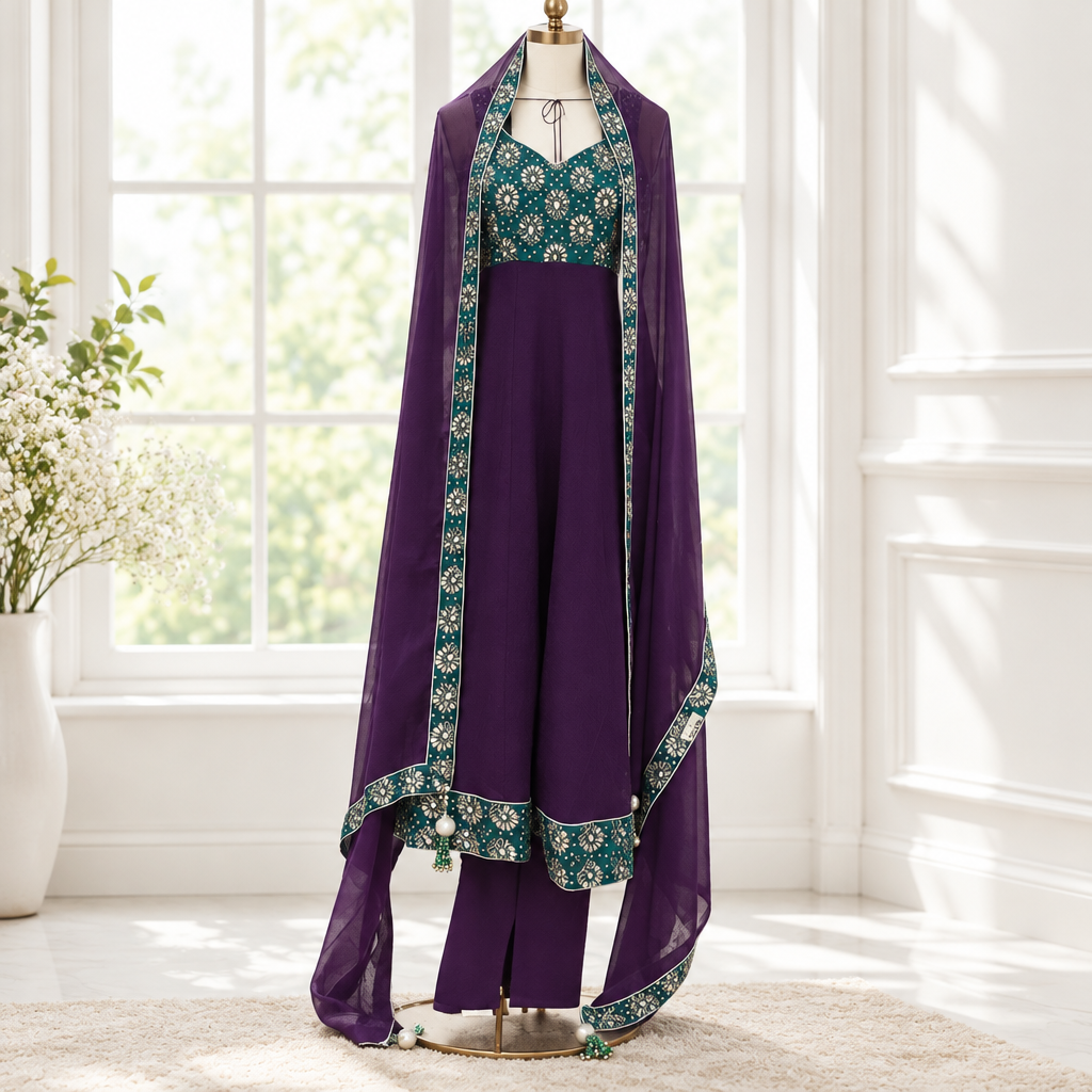 Kurta Churidar Dupatta Size 38